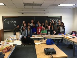 FessLab Spring 2016 pizza party